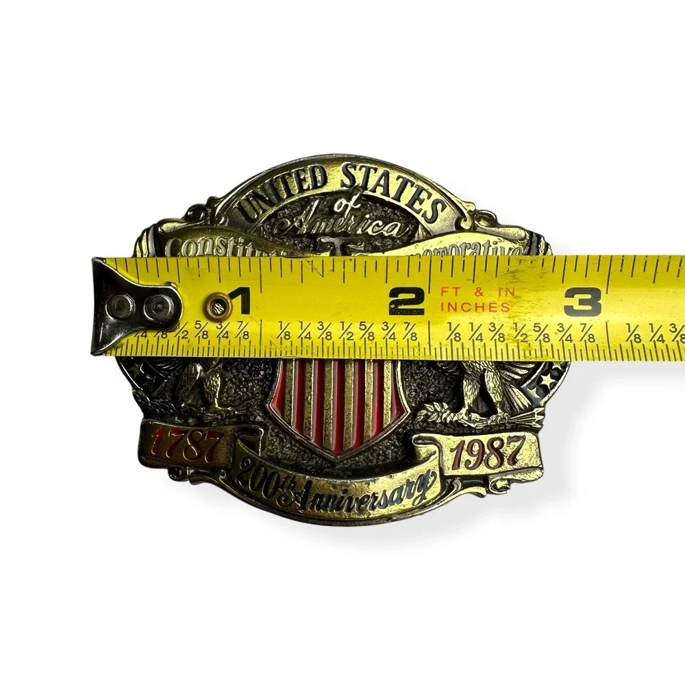 United States Constitution Commemorative 200th Anniversary 1787-1987 Belt Buckle